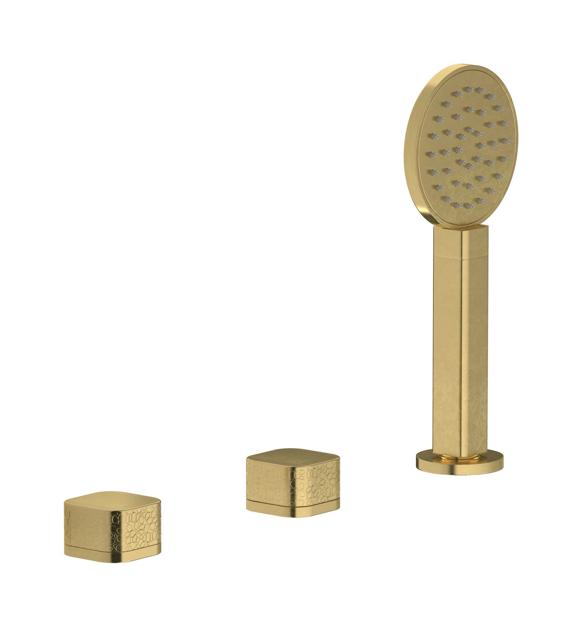 Встраиваемый смеситель для ванны с 3 отверстиями и ручным душем IB Elio ARCH-00084092 - Вид №19