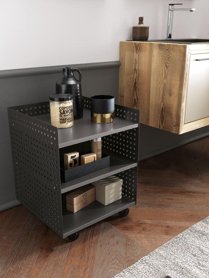 Archeda Подвесная тумба под умывальник из дерева с зеркалом Wood sun-id-1356750 - Вид №5