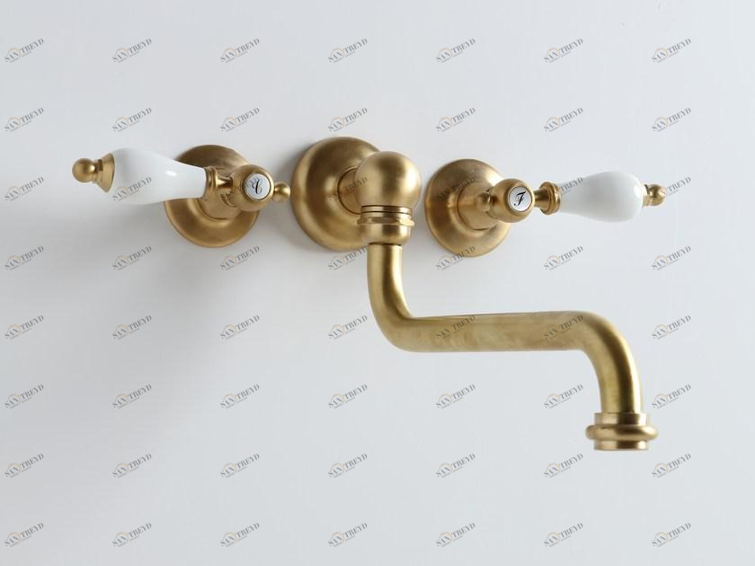 BLEU PROVENCE Смеситель для умывальника настенный на 3 отверстия Rubinetti per lavabo Rk04