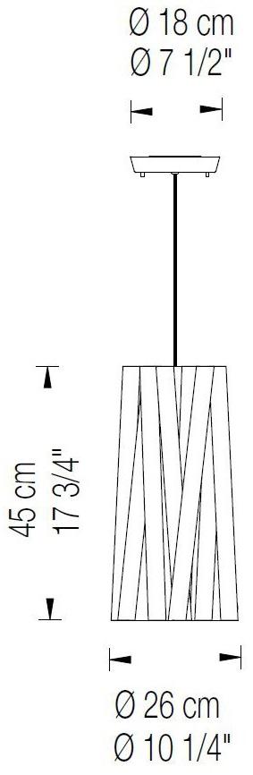 fambuena Подвесной светильник Dress 9030 - Вид №5