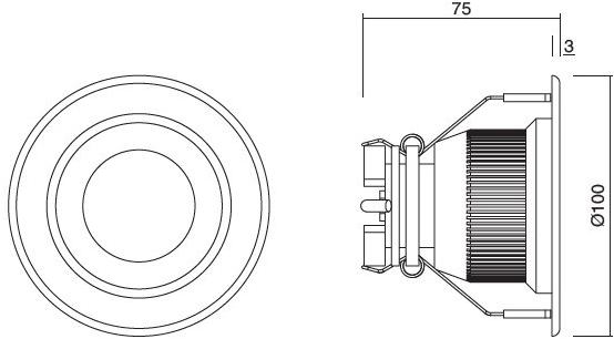 NEXO LUCE Встраиваемый светодиодный уличный светильник Recessed-wet area nexo luce 2635 - Вид №2