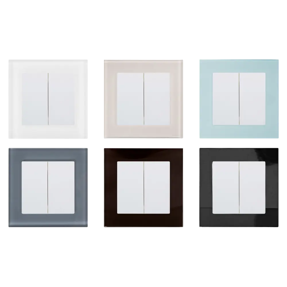 Werkel: встраиваемый двухклавишный выключатель для современного интерьера 17782070 Встраиваемые механизмы STLM-0008598 - Вид №1