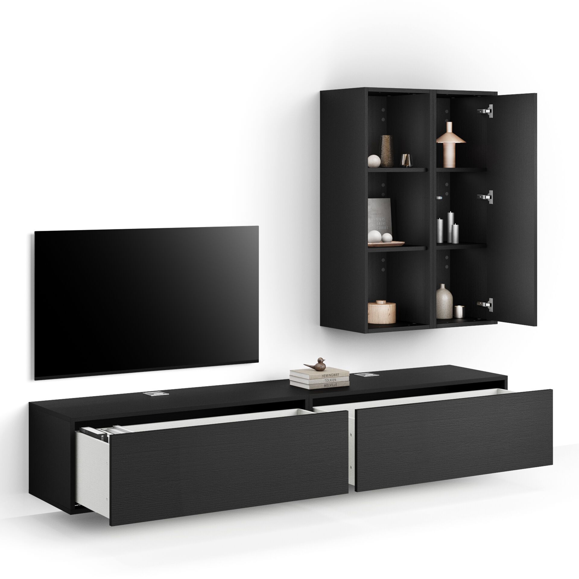 Модульная оборудованная стена установленная стеной в меламинированном Mobili Fiver IACOPO ARCH-00070420 - Вид №63