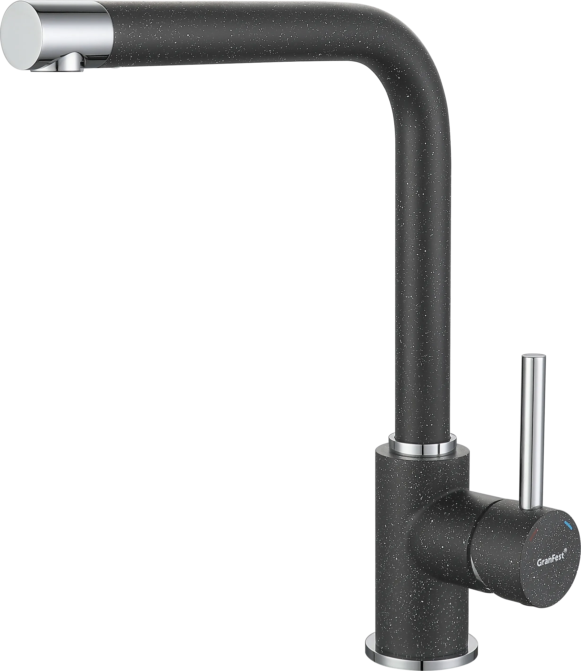 Кухонный смеситель 3651 графит GranFest 
