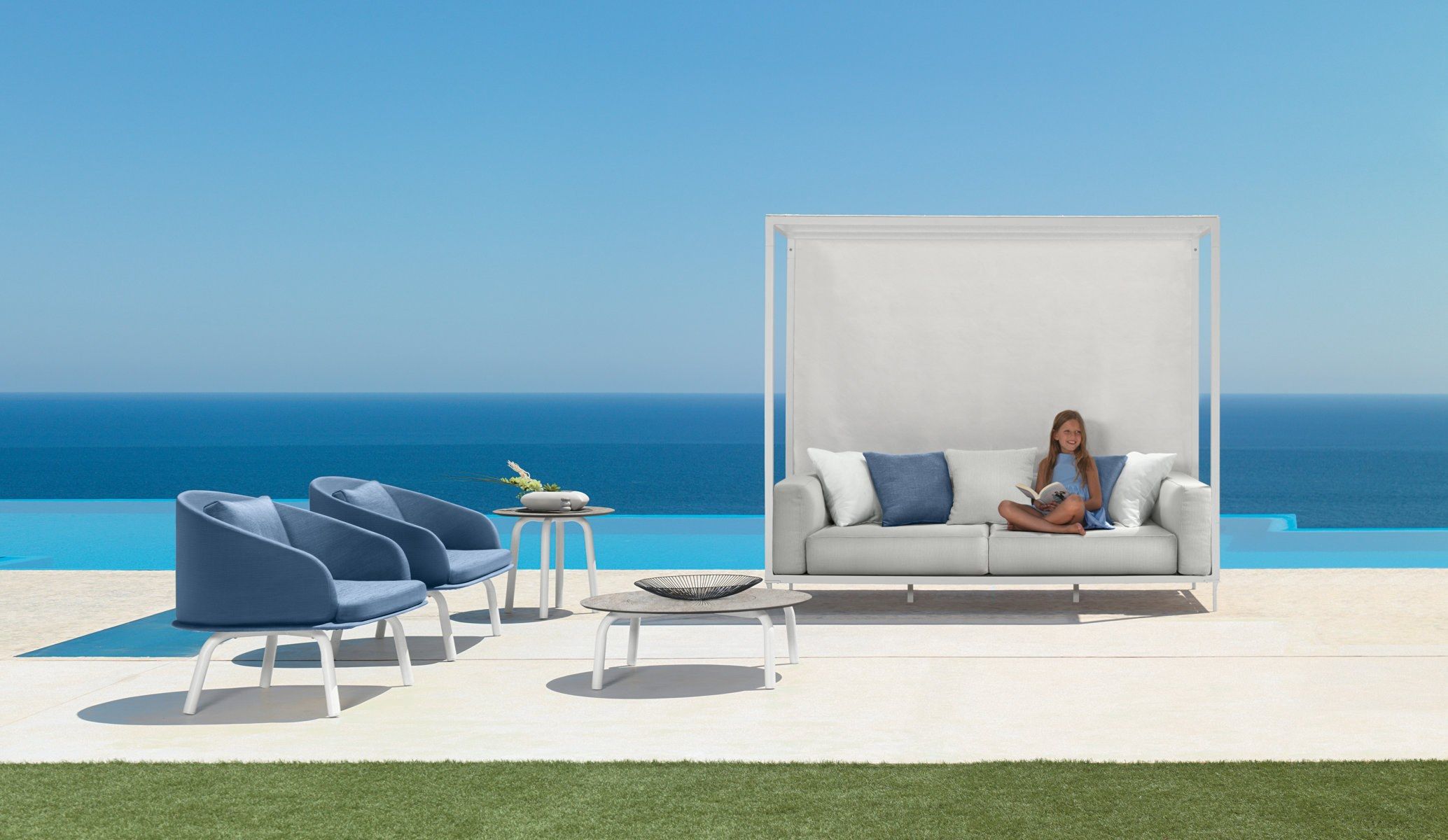 Круглый садовый столик Talenti CleoSoft-alu ARCH-00110973 - Вид №4