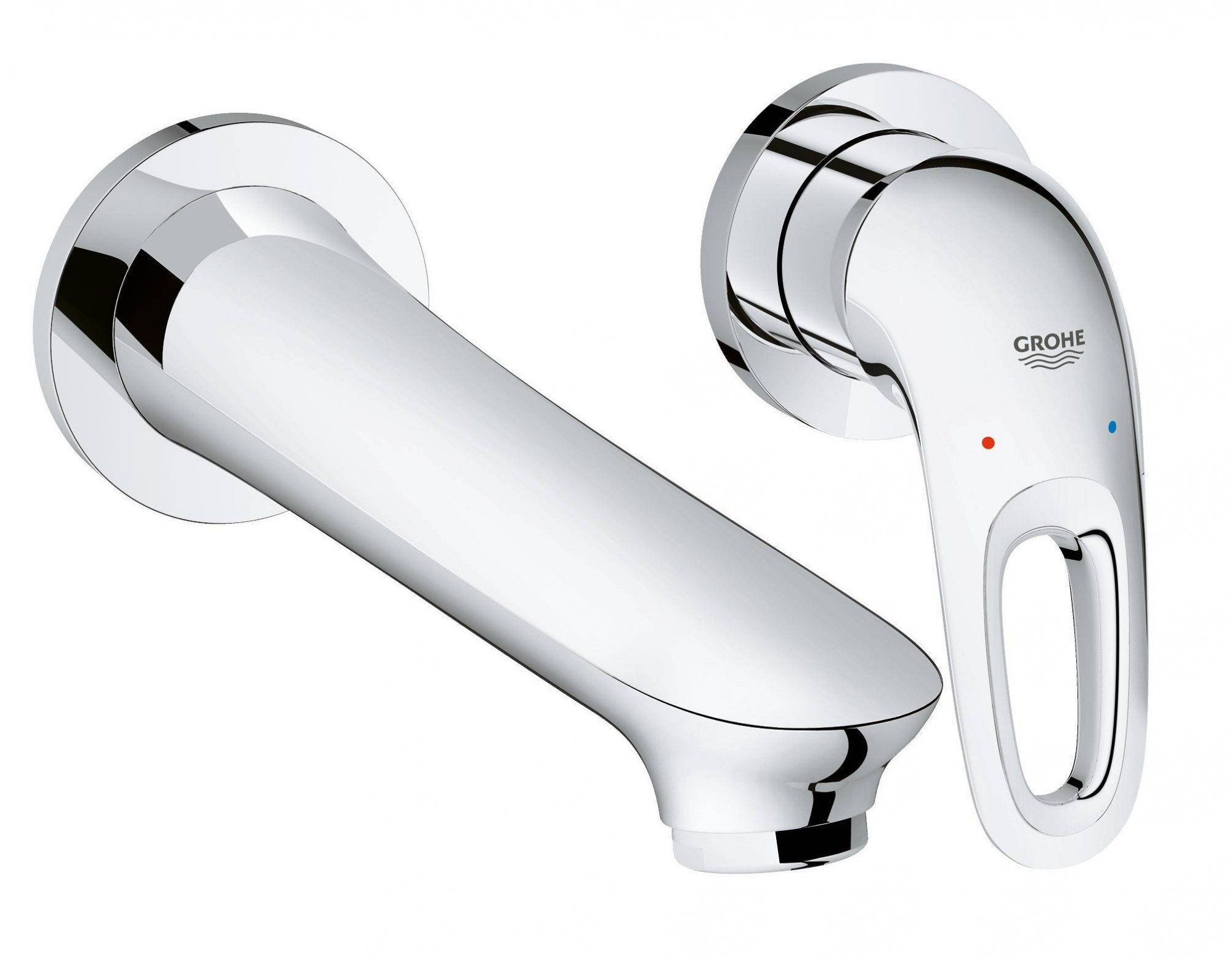 Внешняя часть смесителя для раковины GROHE Eurostyle new на 2 отверстия, хром (19571003)