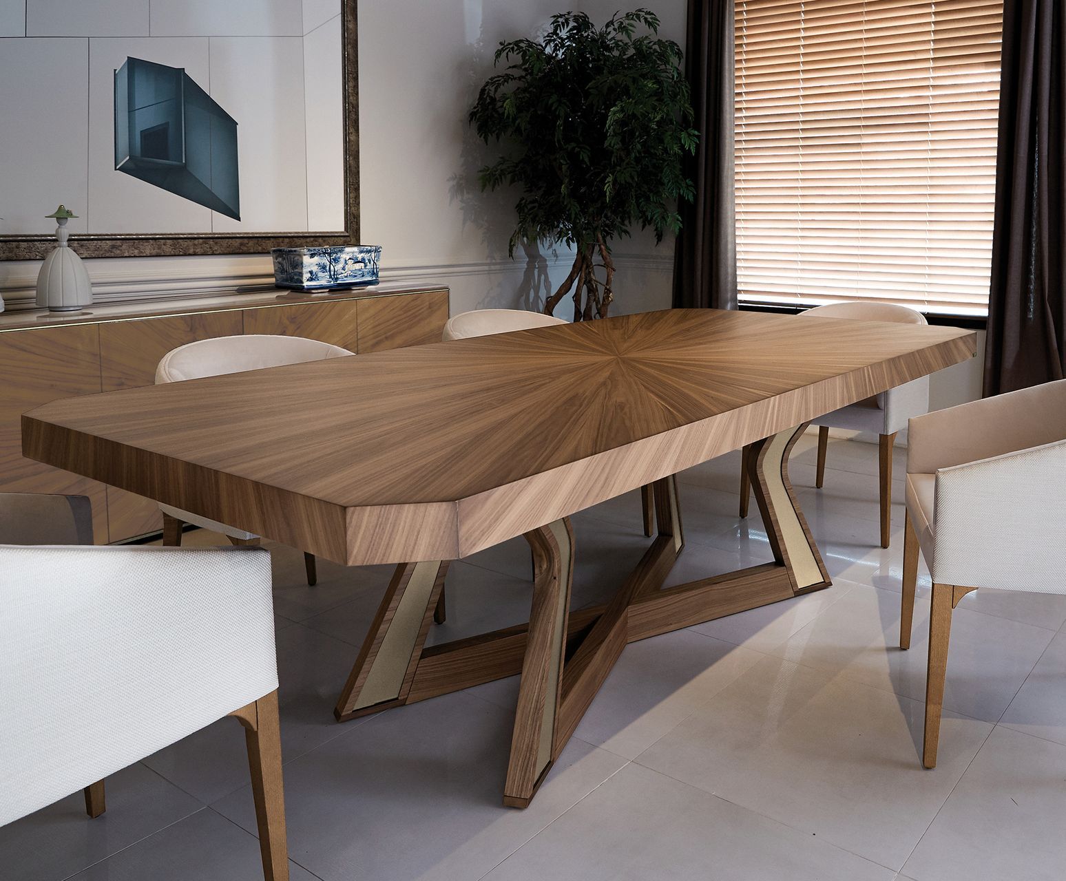 Деревянный прямоугольный фиксированный стол Hurtado Evolution ARCH-00113469 - Вид №15