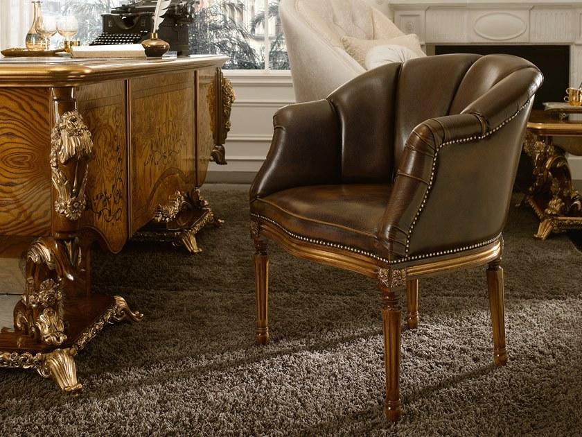 A.R. Arredamenti Кожаное кресло с подлокотниками Dolcevita 217 - Вид №1