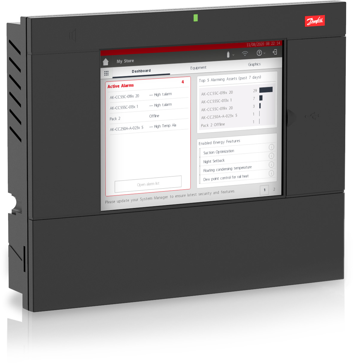 Danfoss AK-SM 800 AK-SM820 Блок управления 080Z4004  - Вид №4