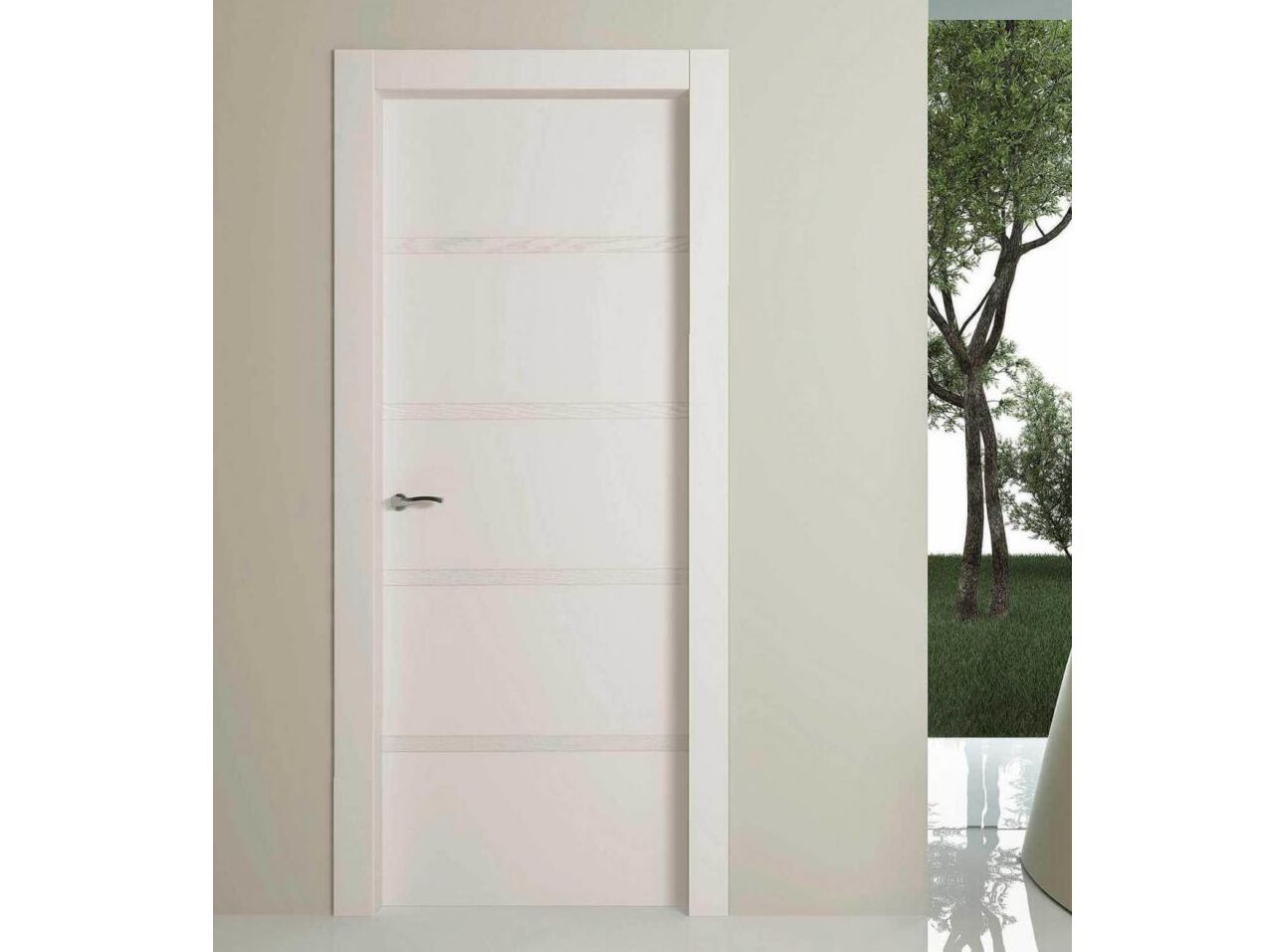 Лакированная распашная дверь Pail Serramenti INCANTO Q ARCH-00079375