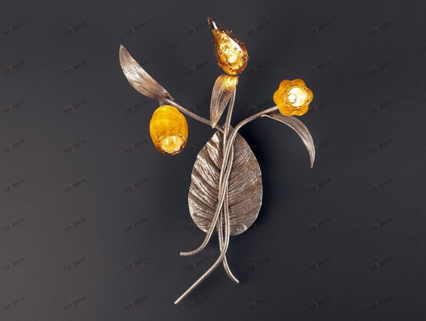 Serip Аппликация из бронзы ручной работы Bouquet Ap1381/3