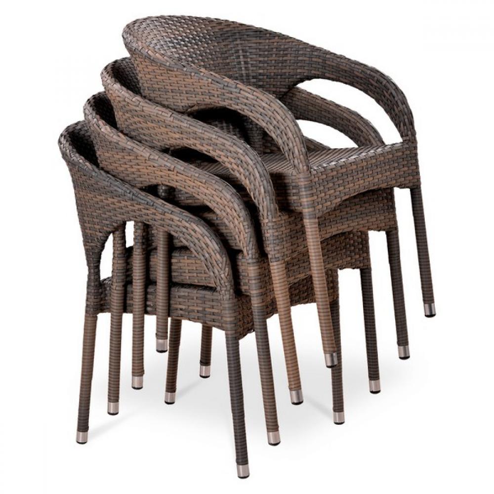 Плетеное кресло "Люси" Pale AFINA  240997 Коричневый  - Вид №5