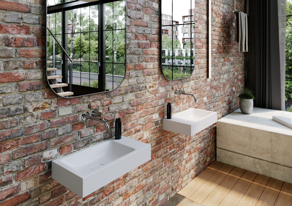 Умывальник KALDEWEI Сталь эмалированная 3073 455 холодный серый 70 30733319455 - Вид №6