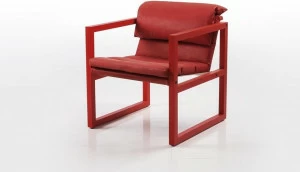 brühl Кожаное кресло с подлокотниками Muskat