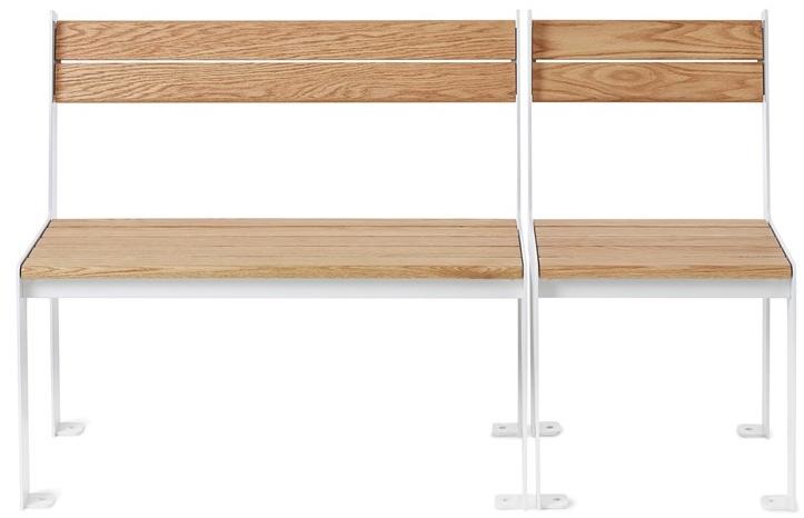 Nola Industrier Садовый стул из стали и дерева Low/high U11-59 - Вид №2