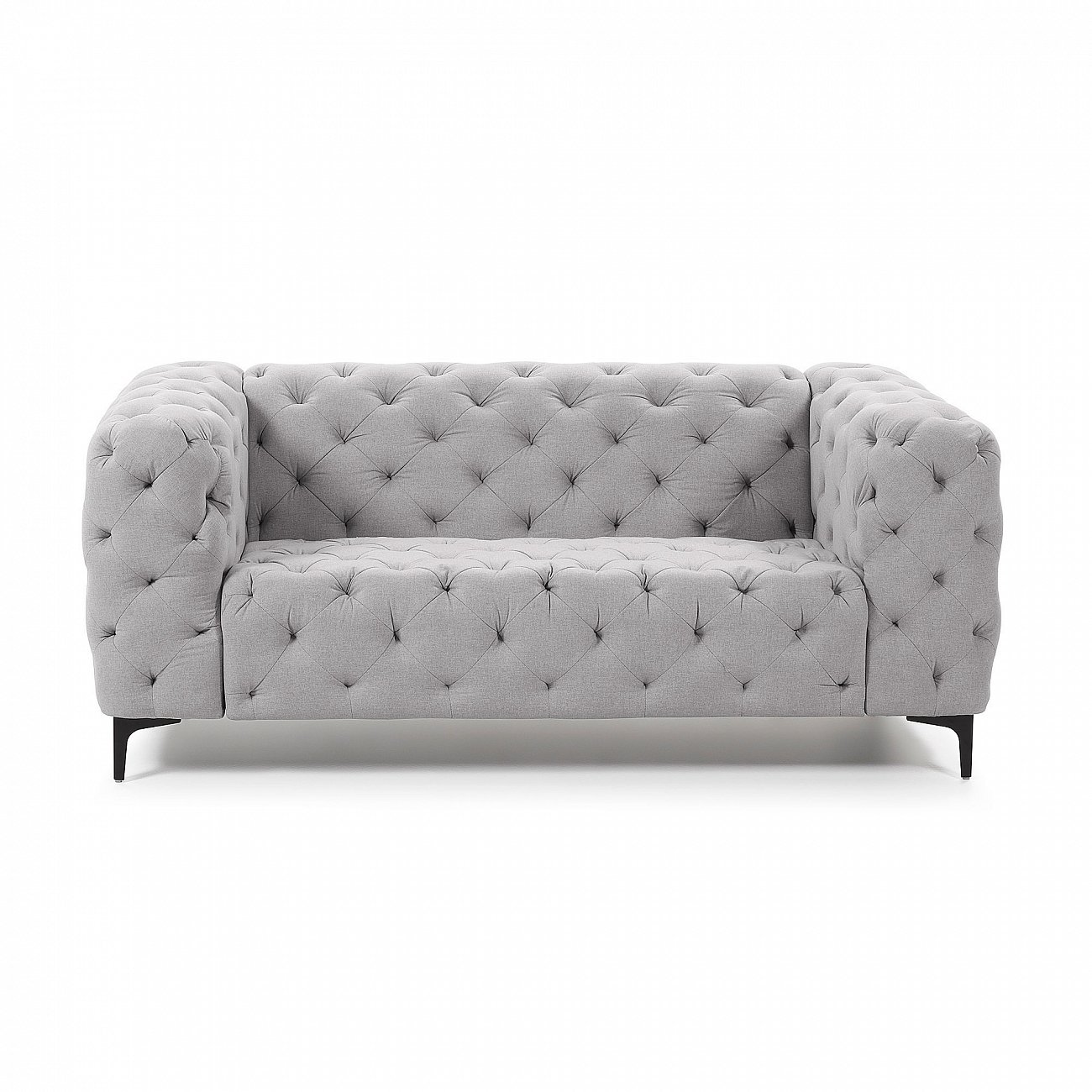 Диван Maisha двухместный светло-серый от La Forma LA FORMA ДИЗАЙНЕРСКИЕ 288916 Серый  - Вид №2