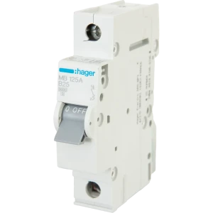 Автоматический выключатель Hager MB125A 1P B25 А 6 кА