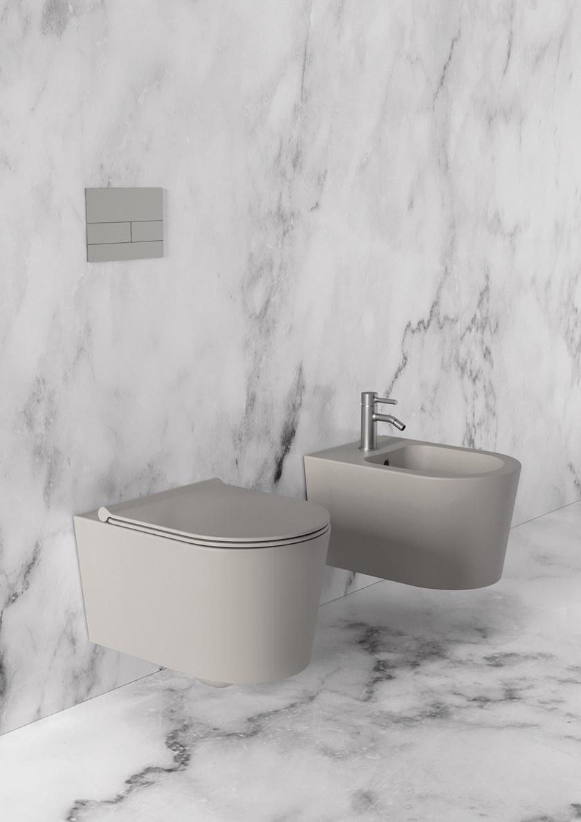 22300101 Подвесной унитаз настенный Белый Alice Ceramica Form Италия - Вид №3