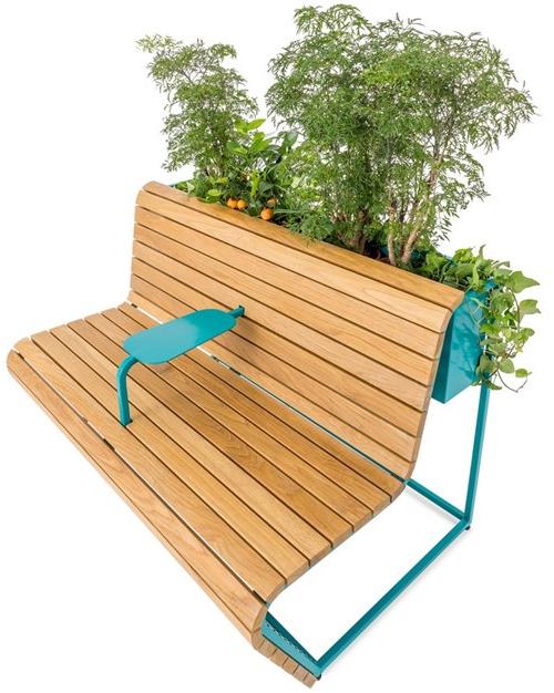 Nola Industrier Дубовая скамья со встроенной сеялкой Vilding sun-id-1467983 - Вид №1