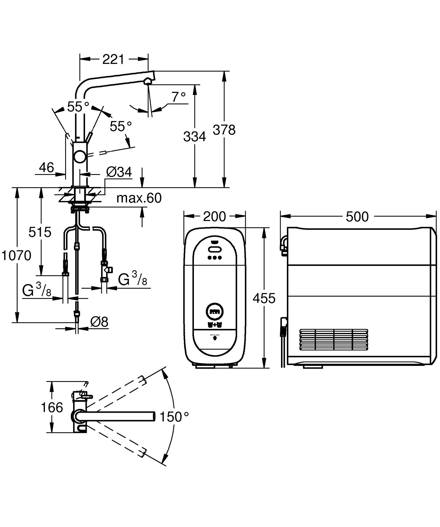 Система очистки воды Grohe GROHE Blue® Home ARCH-00004197 - Вид №2