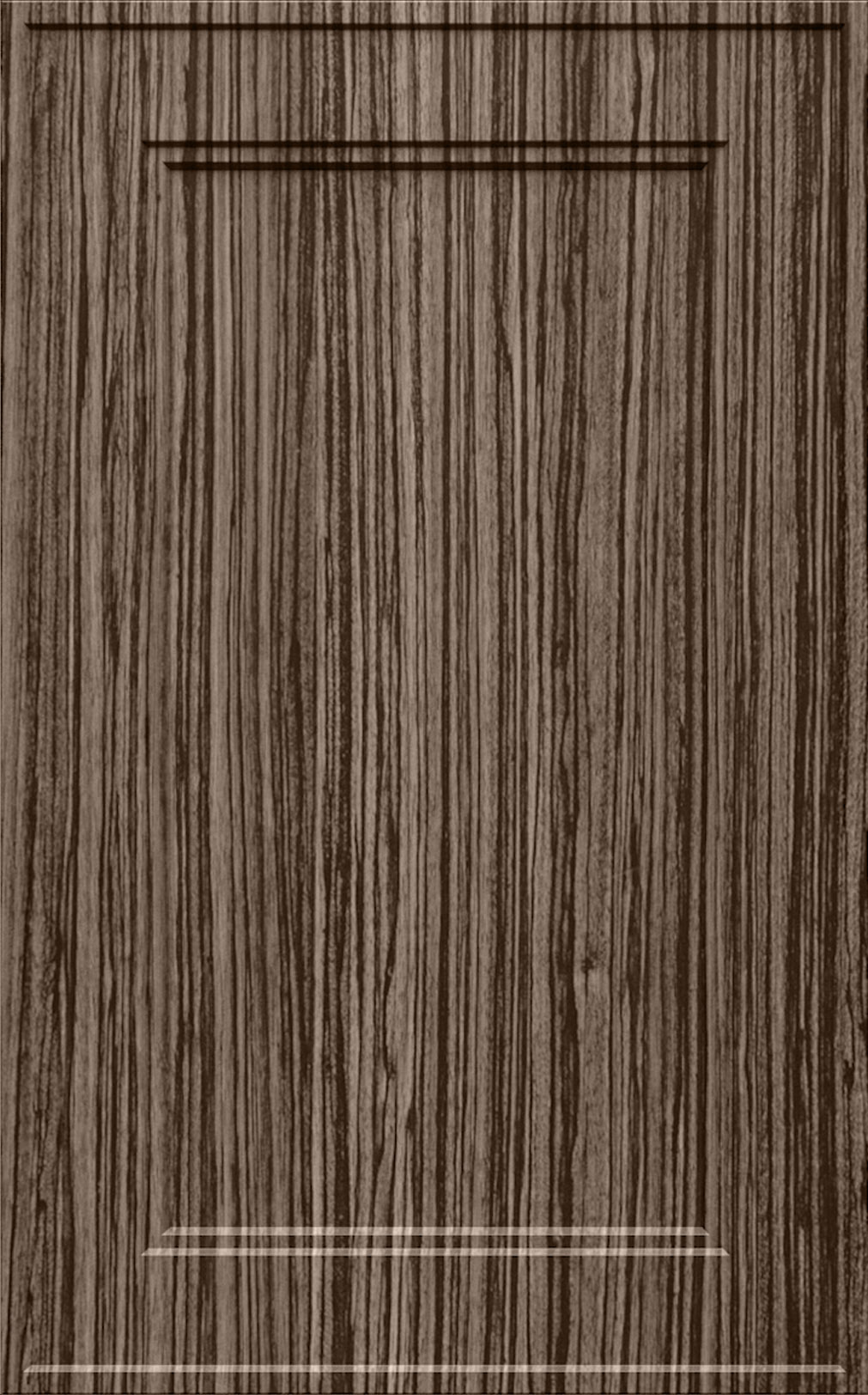 Фасады для кухни Модерн Фрезеровка «Николь» Зебрано темное №119 SIDAK SIST2944-6444