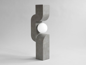 Керамическая светодиодная напольная лампа