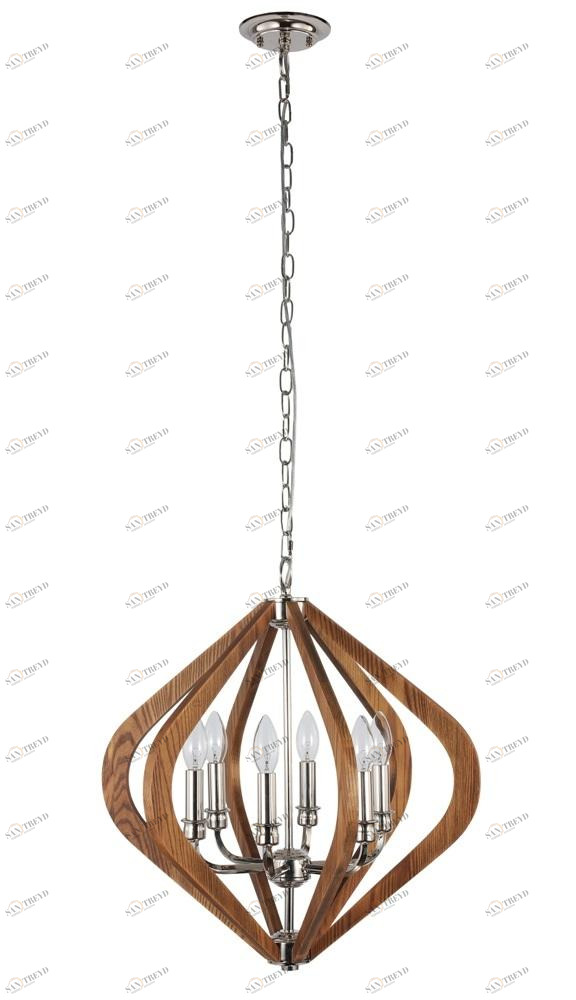 Подвесная люстра Crystal Lux Sueno SP6 CRYSTAL LUX ДИЗАЙНЕРСКИЕ, SUENO 108744 Коричневый 