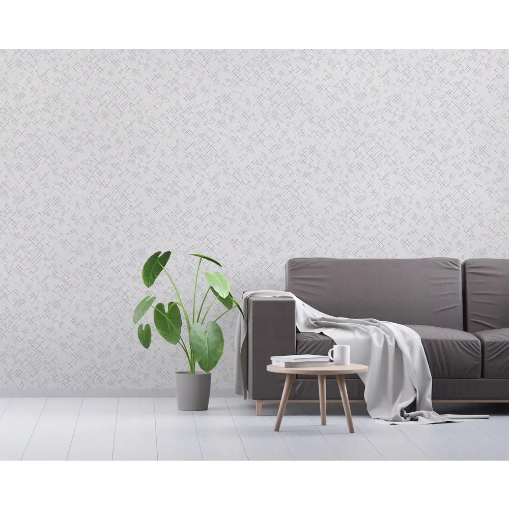 Обои флизелиновые Anturage Simple серые 1.06 м 167202-92 STLM-2013688 - Вид №2