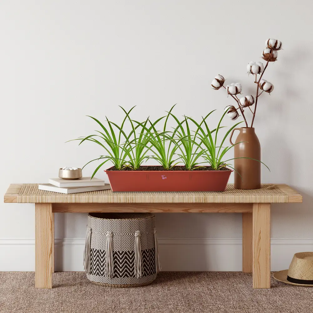 Балконный ящик INGREEN для цветов 100 см терракотовый 12973299 STLM-0002608 - Вид №5