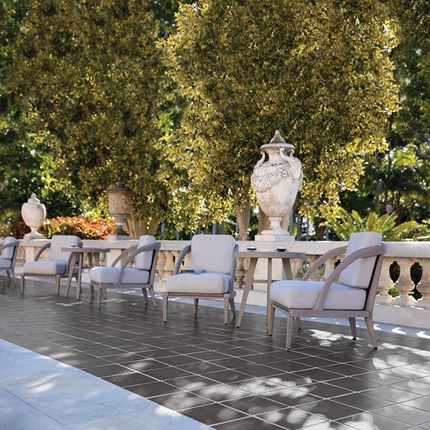 JANUS et Cie Садовое кресло из тика и janusfiber® с подлокотниками Rock garden sun-id-1505743 - Вид №4