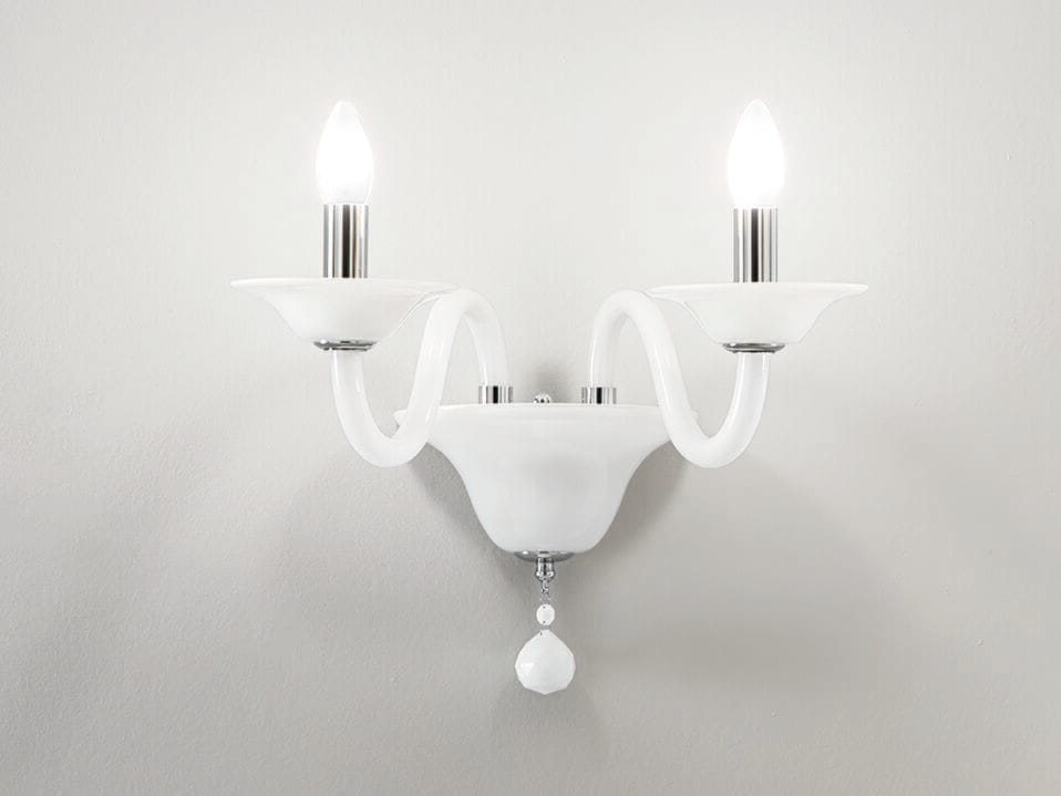 Настенный светильник из дутого стекла с фиксированной рукояткой Fan Europe Lighting дизайн окружающего света ARCH-00090693