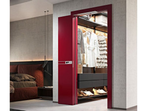 Деревянная книжная дверь