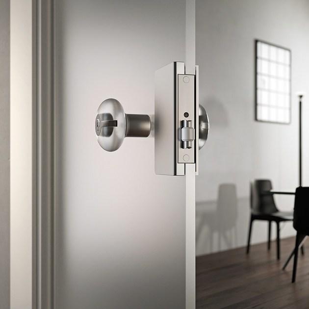 GIDEA Распашная стеклянная дверь без рамы Moderno Via 1tv - Вид №2