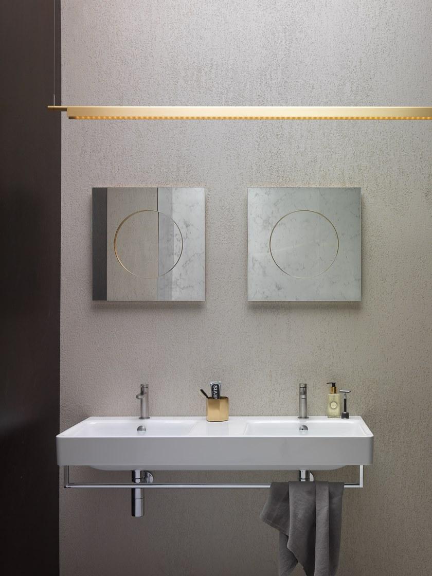 Подвесная раковина настенная овальная GSI ceramica Sand белая sun-id-1447899 - Вид №3