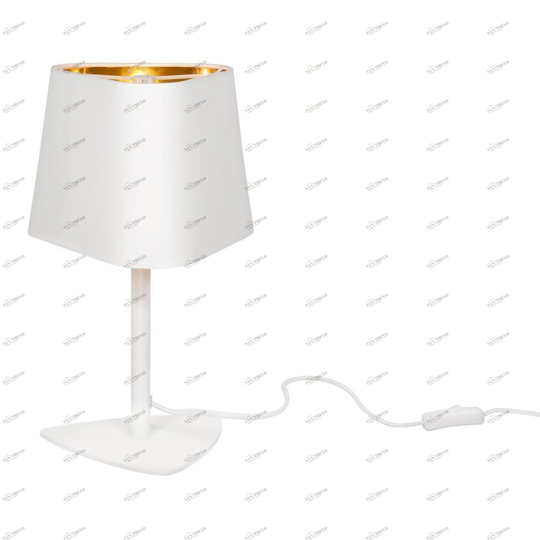 Настольная лампа с абажуром белая Loft 1163T-WH LOFT IT КЛАССИЧЕСКИЕ 00-3834785 Белый 
