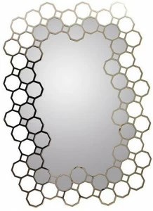 VOLPI Металлическое зеркало в настенной раме Luigi volpi Lv-51001.r