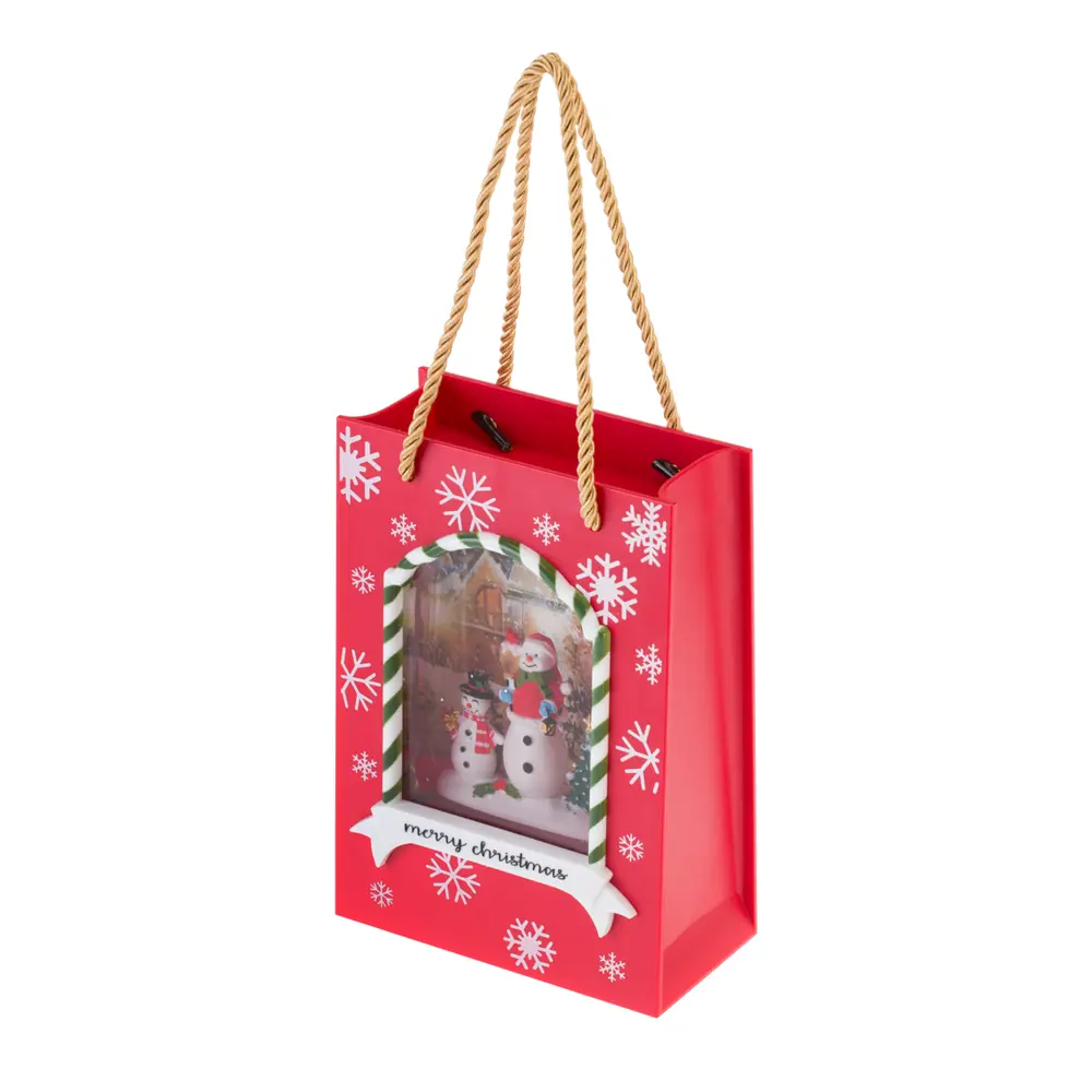 89380294 Электрогирлянда - фигура Подарочный для дома 2 лампы 22 см красный STLM-1383195 Santreyd  - Вид №4