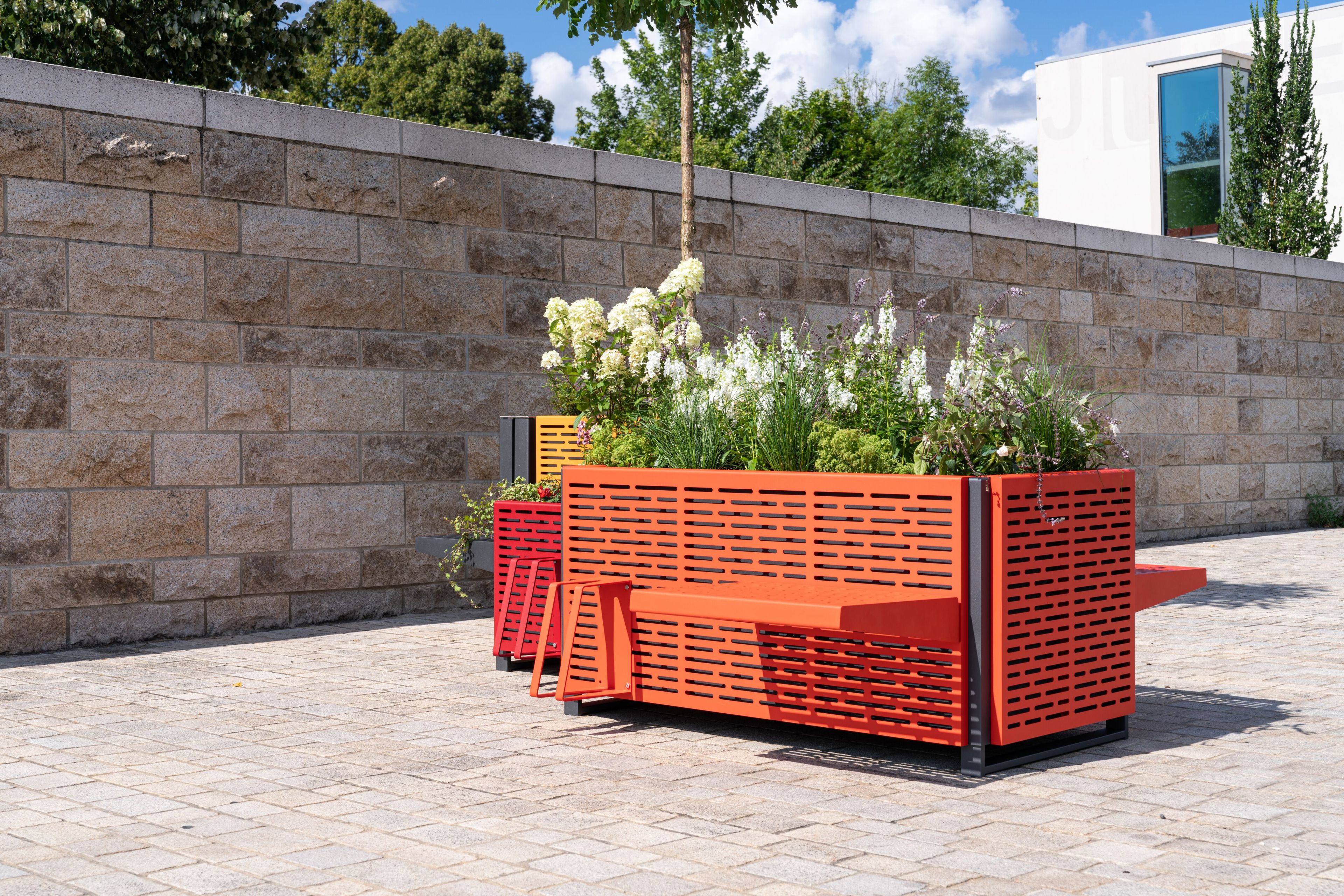 Плантатор / скамейка из нержавеющей стали BENKERT BANKE ARCH-00121440 - Вид №4