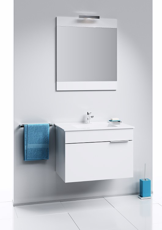 Бригтумба под умывальник подвесная, цвет белый, Br.01.07/1/W AQWELLA Brig 4640021062074 - Вид №2