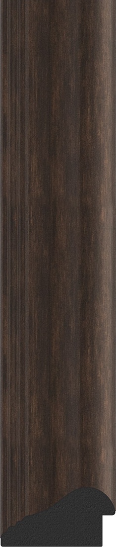 BY 1144 Зеркало с фацетом в багетной раме - палисандр 62 mm EVOFORM Exclusive - Вид №2