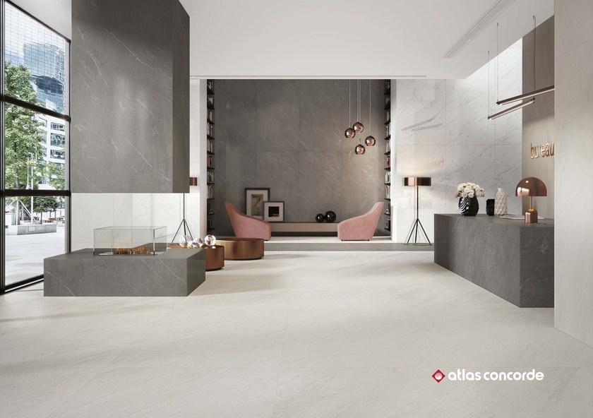 Atlas Concorde Белый пол с эффектом мрамора Marvel stone sun-id-1362696 - Вид №3