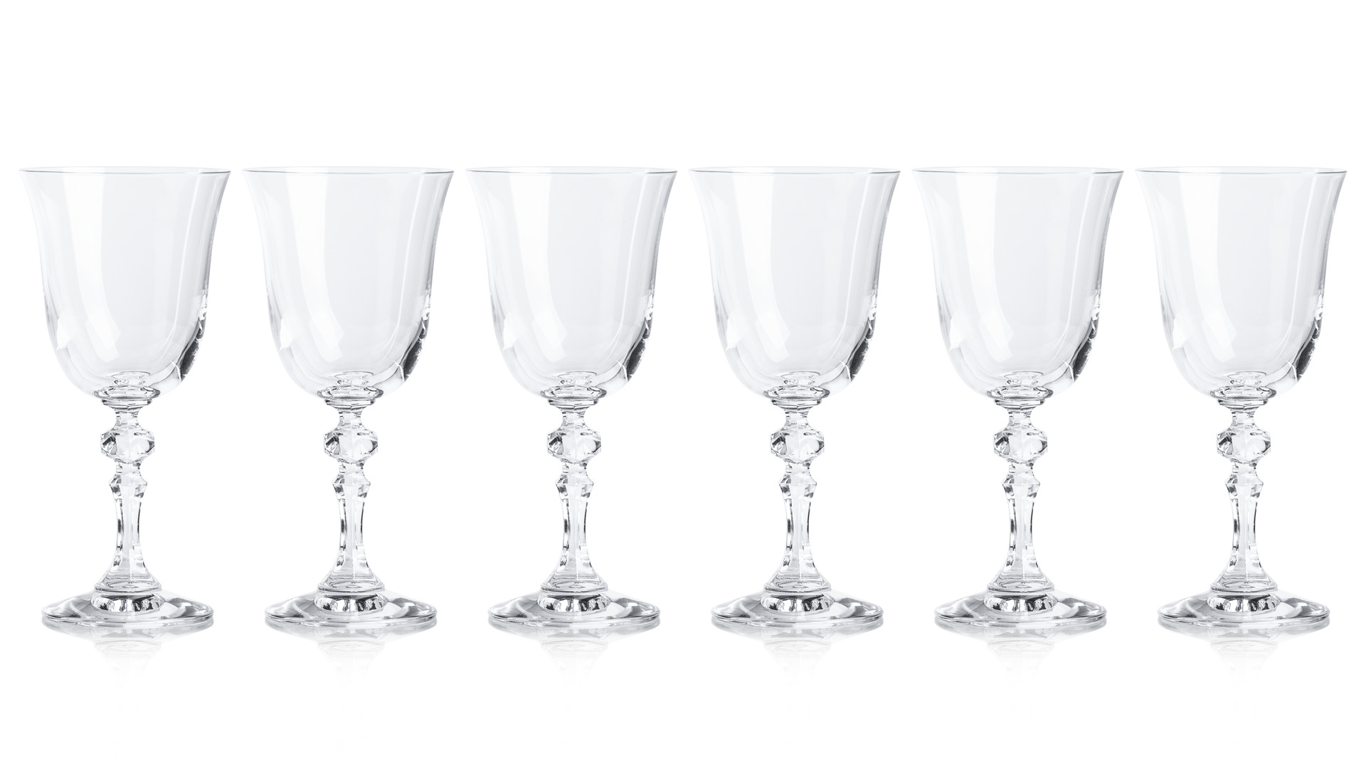 10628898 KROSNO Набор бокалов для красного вина Krosno "Криста" 220мл, 6 шт Стекло  - Вид №1