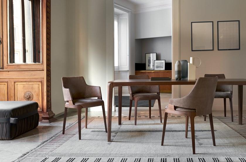 Potocco Мягкое кожаное кресло Velis 942 - Вид №5