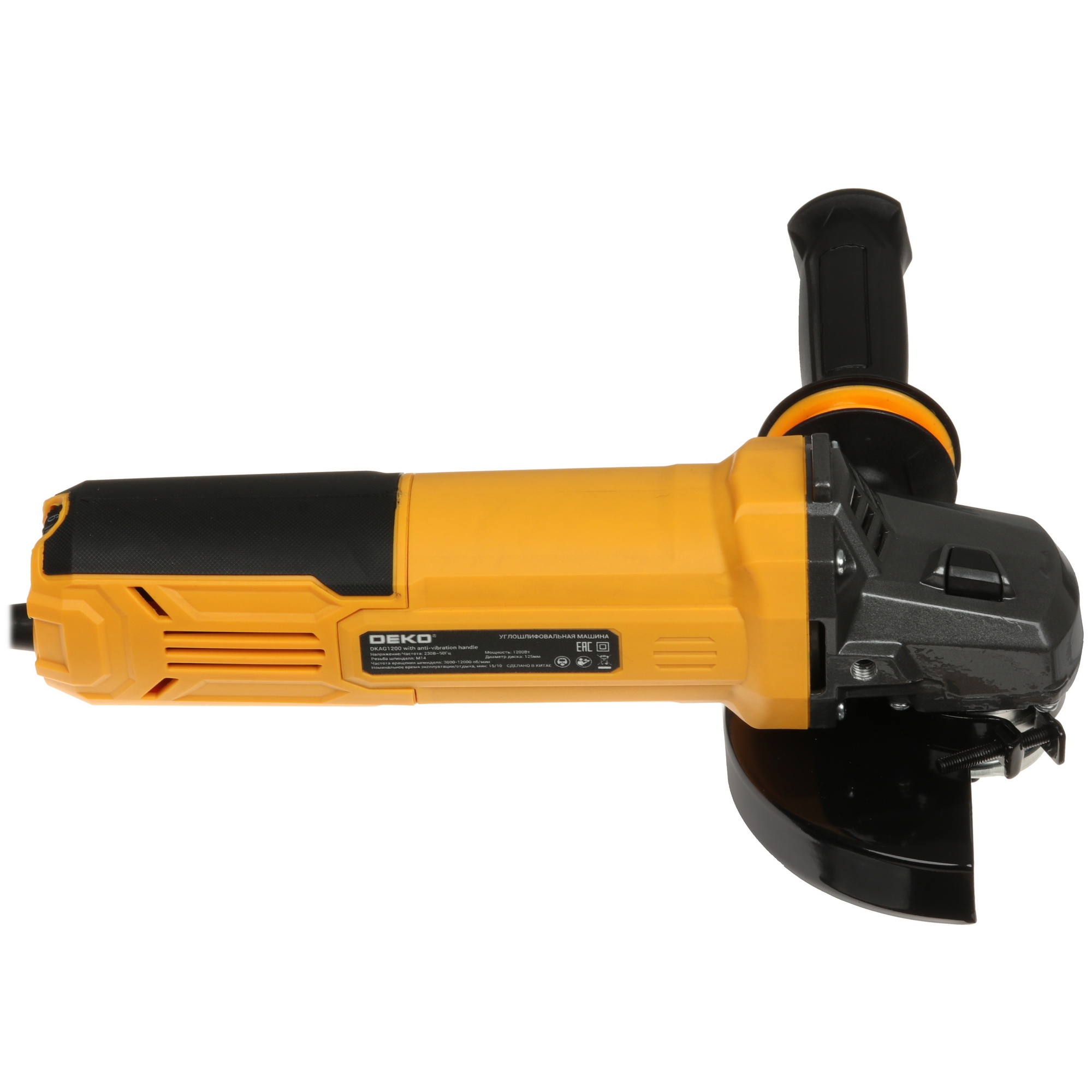 Углошлифовальная машина (УШМ) DEKO DKAG1200 5470937 STDN-0142085 - Вид №3