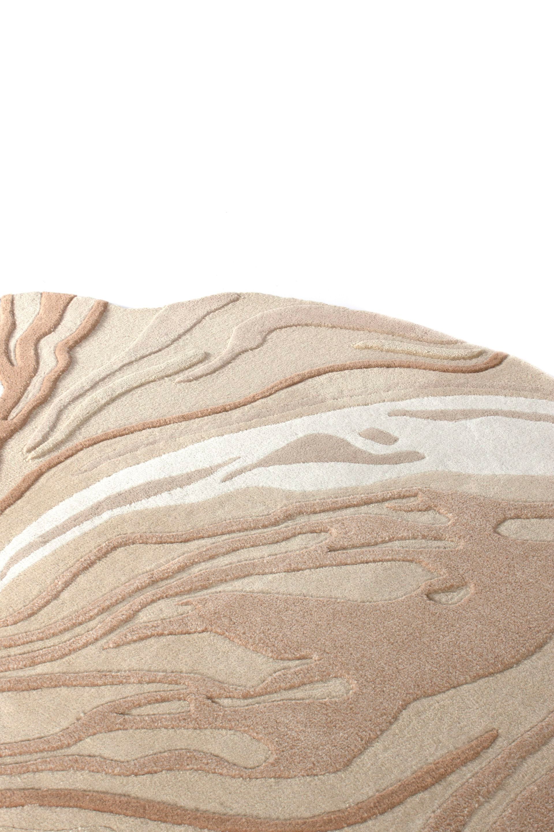 Шерстяной и вискозный ковер Biobject MINERAL BEIGE ARCH-00096064 - Вид №5