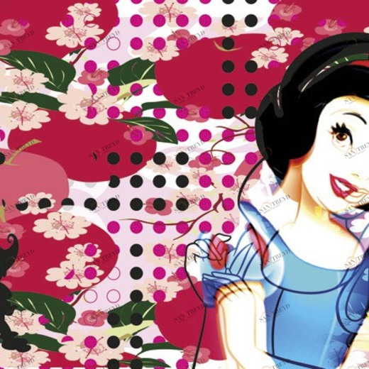 1-415-Charming-Snow-White Фотообои Komar Disney 0.73х2.02 м 1415CHARMINGSNOWWHITE