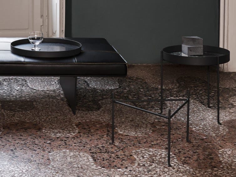 Мраморный круглый журнальный столик с подносом In Stock SALVATORI - PIETRA L ARCH-00102906 - Вид №1