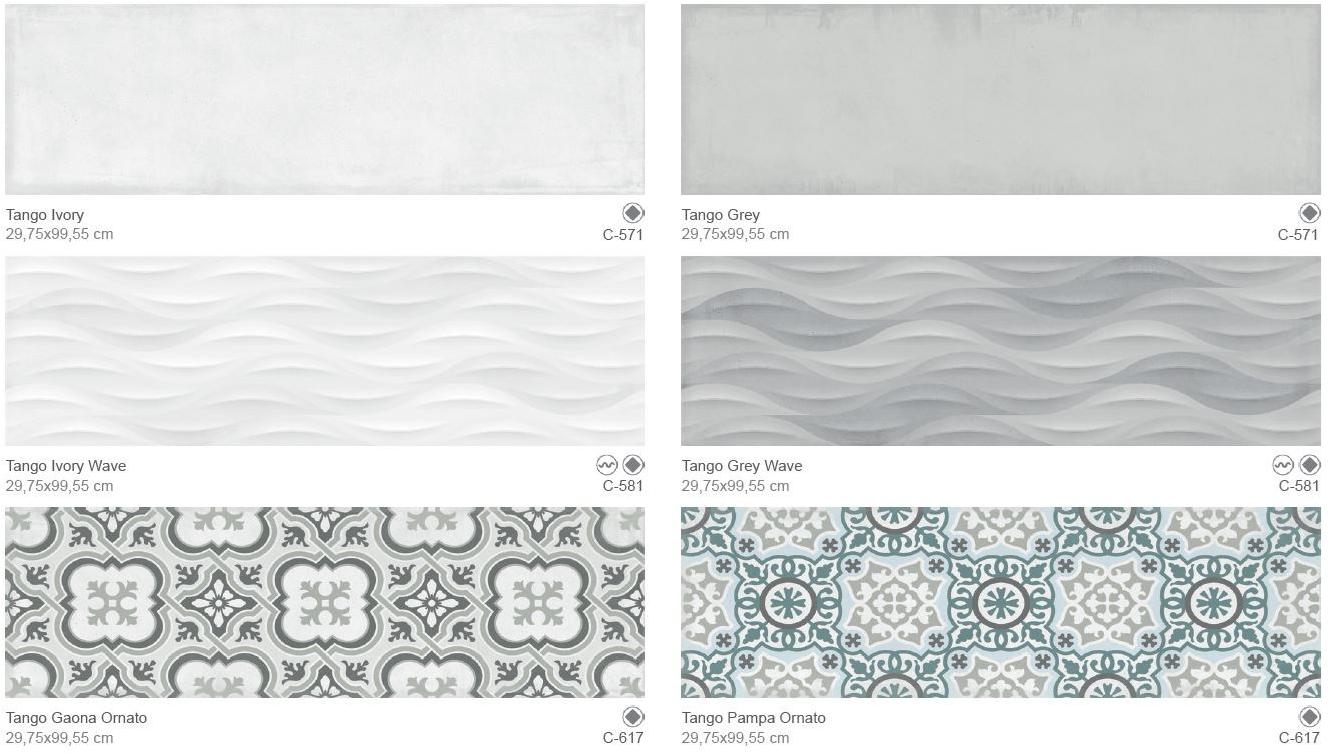 Aparici Белая плитка для стен с эффектом энкаустики Tango sun-id-1352399 - Вид №2