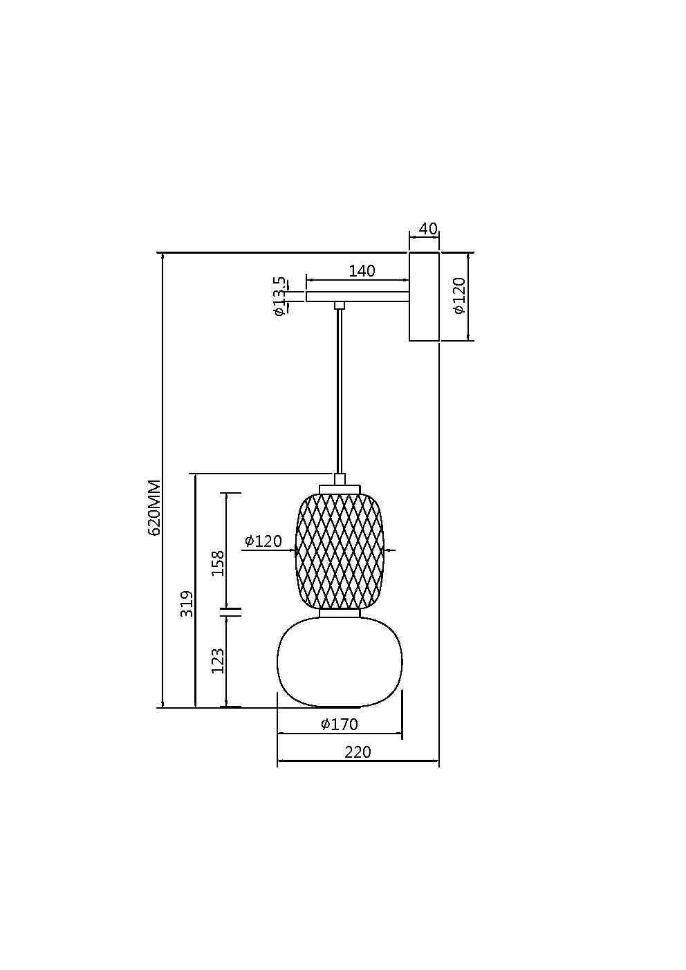 Стальная и стеклянная светодиодная настенная лампа Maytoni Pattern ARCH-00046527 - Вид №6