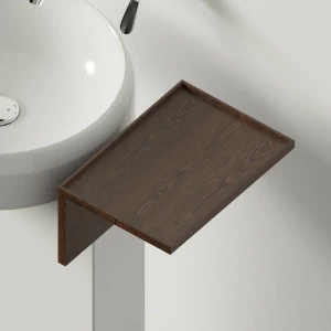 Полка для раковины LARIANA коричневый дуб